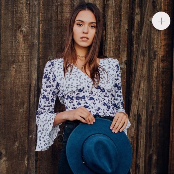 Free People Tops - NWT free people floral Peasant blouse